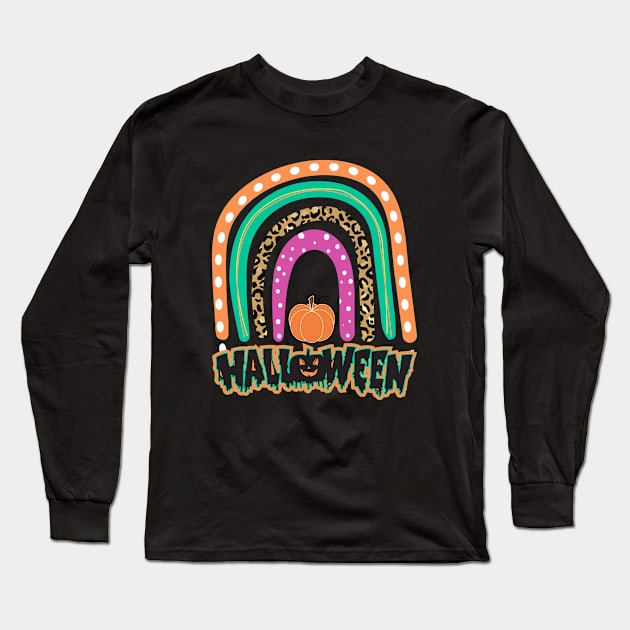 Halloween Long Sleeve T-Shirt by Myartstor 